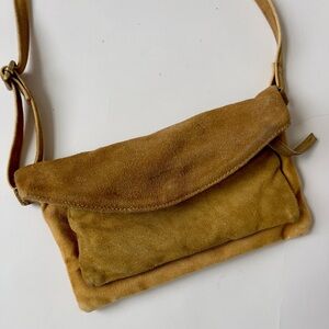 Tan free people Suede Women's Crossbody Bag